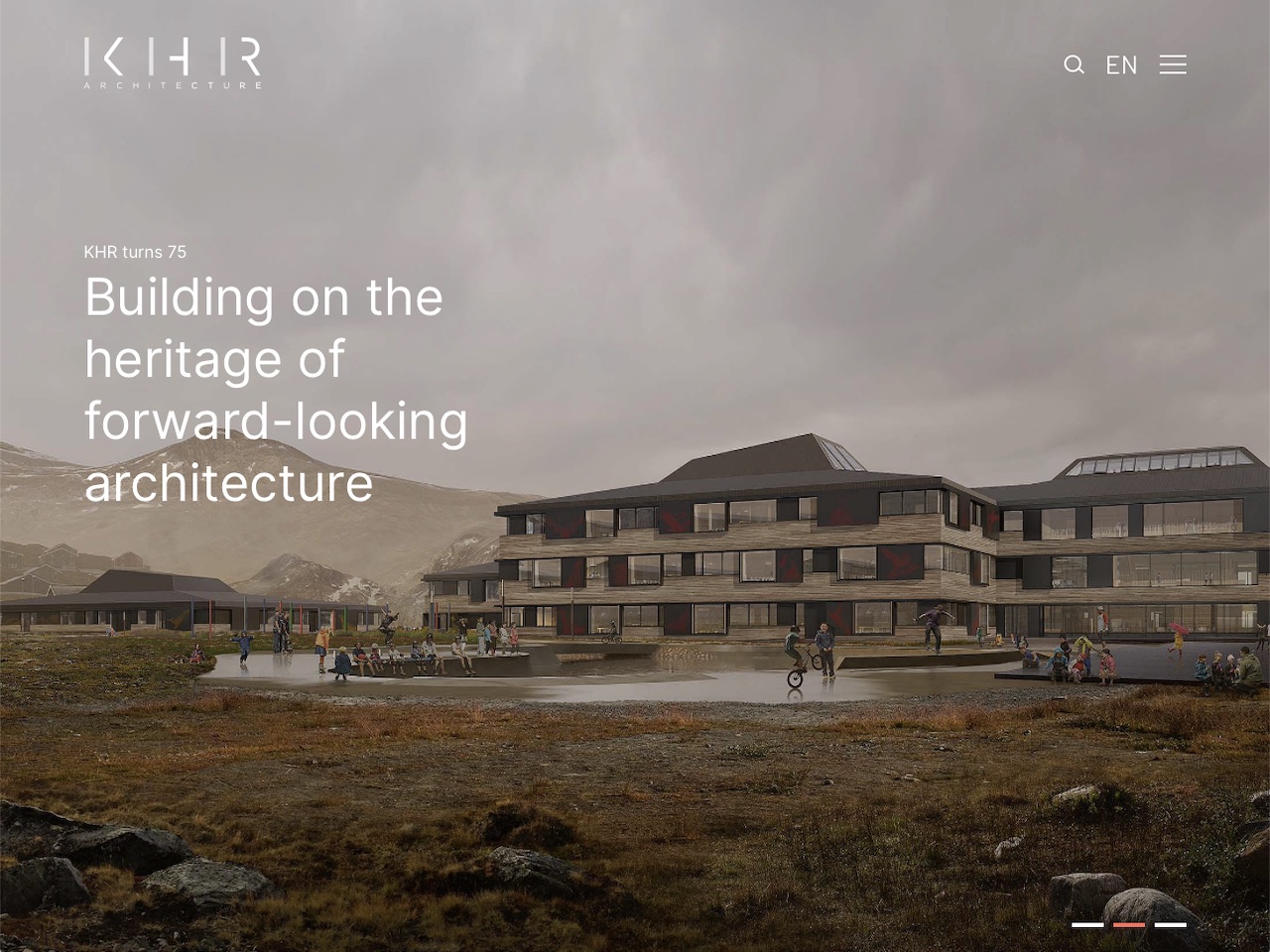 KHR Architecture Website by Conlumina Digital Agency