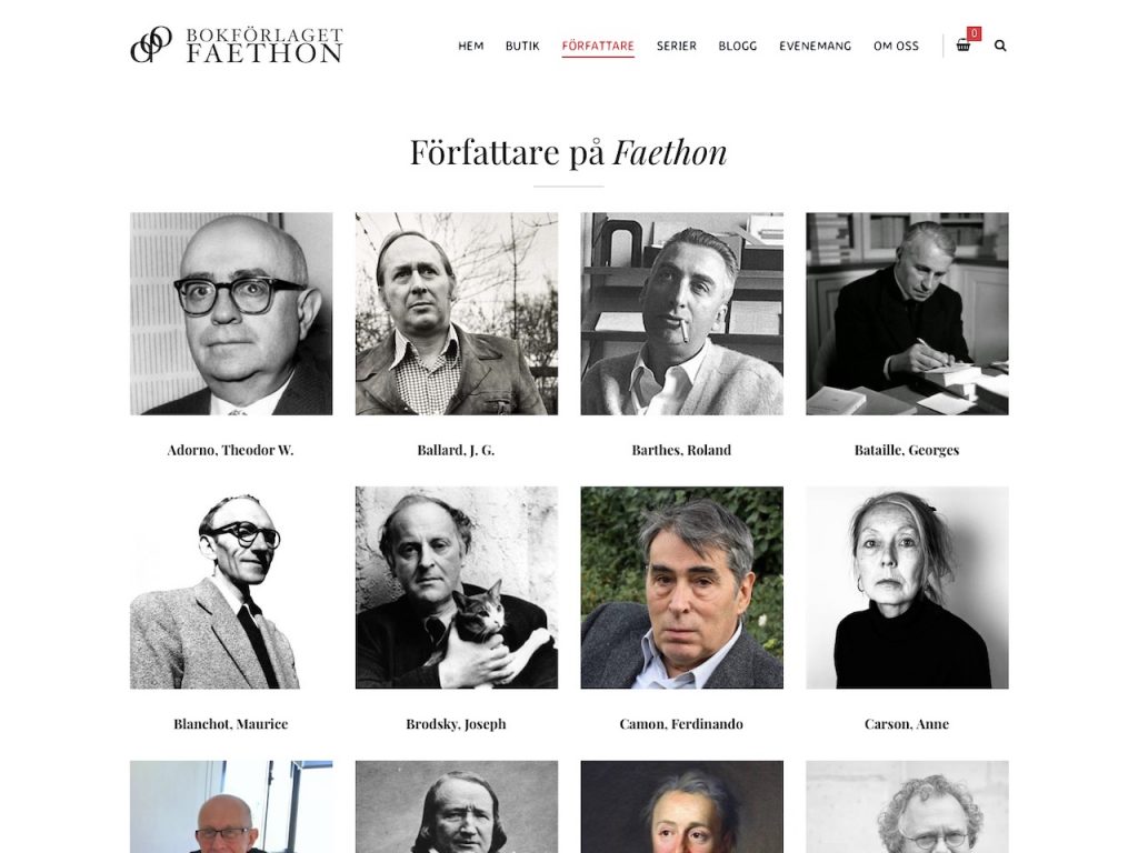 Bokförlaget Faethon Website by Conlumina Digital Agency – Författare på Faethon