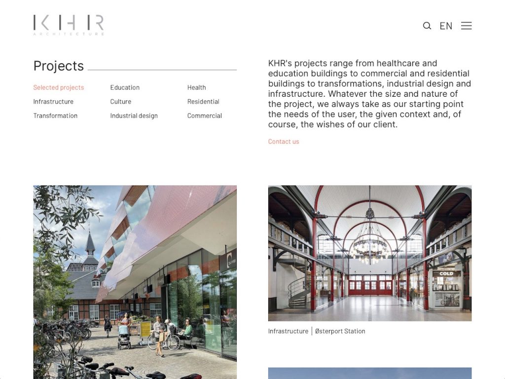 KHR Architecture Website by Conlumina Digital Agency – KHR Projects