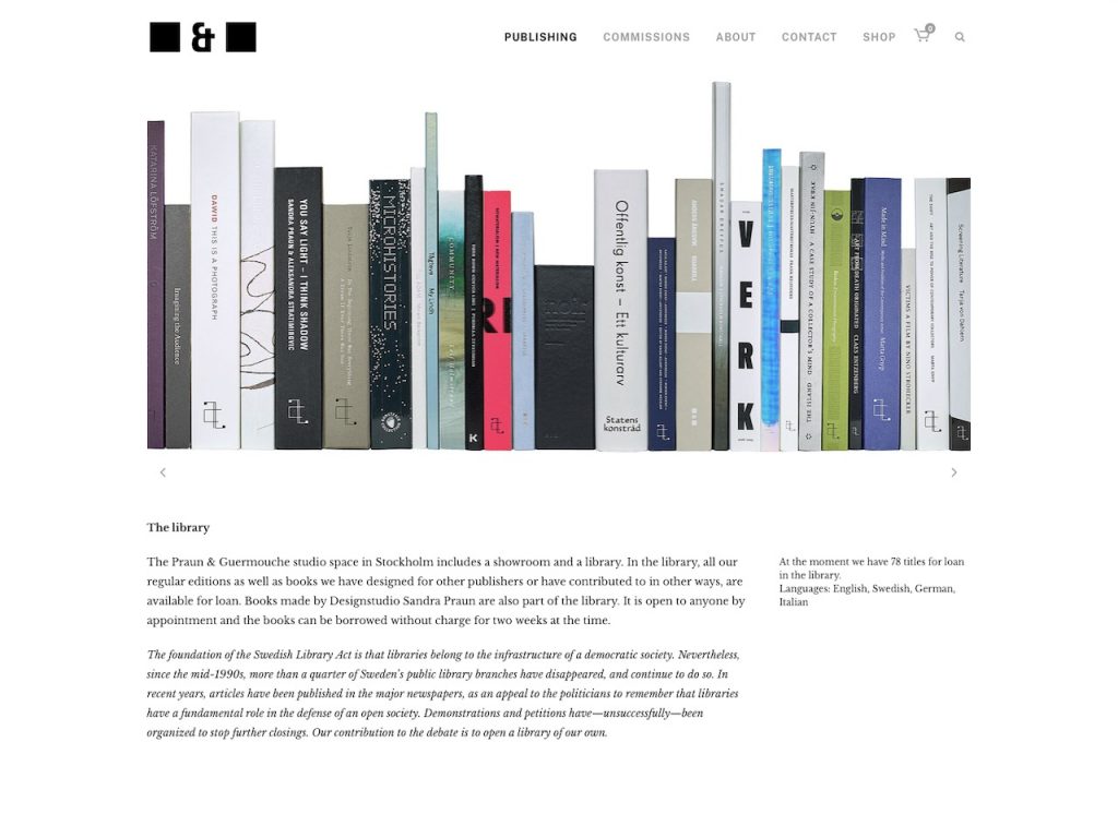 Praun & Guermouche Website by Conlumina Digital Agency – Library