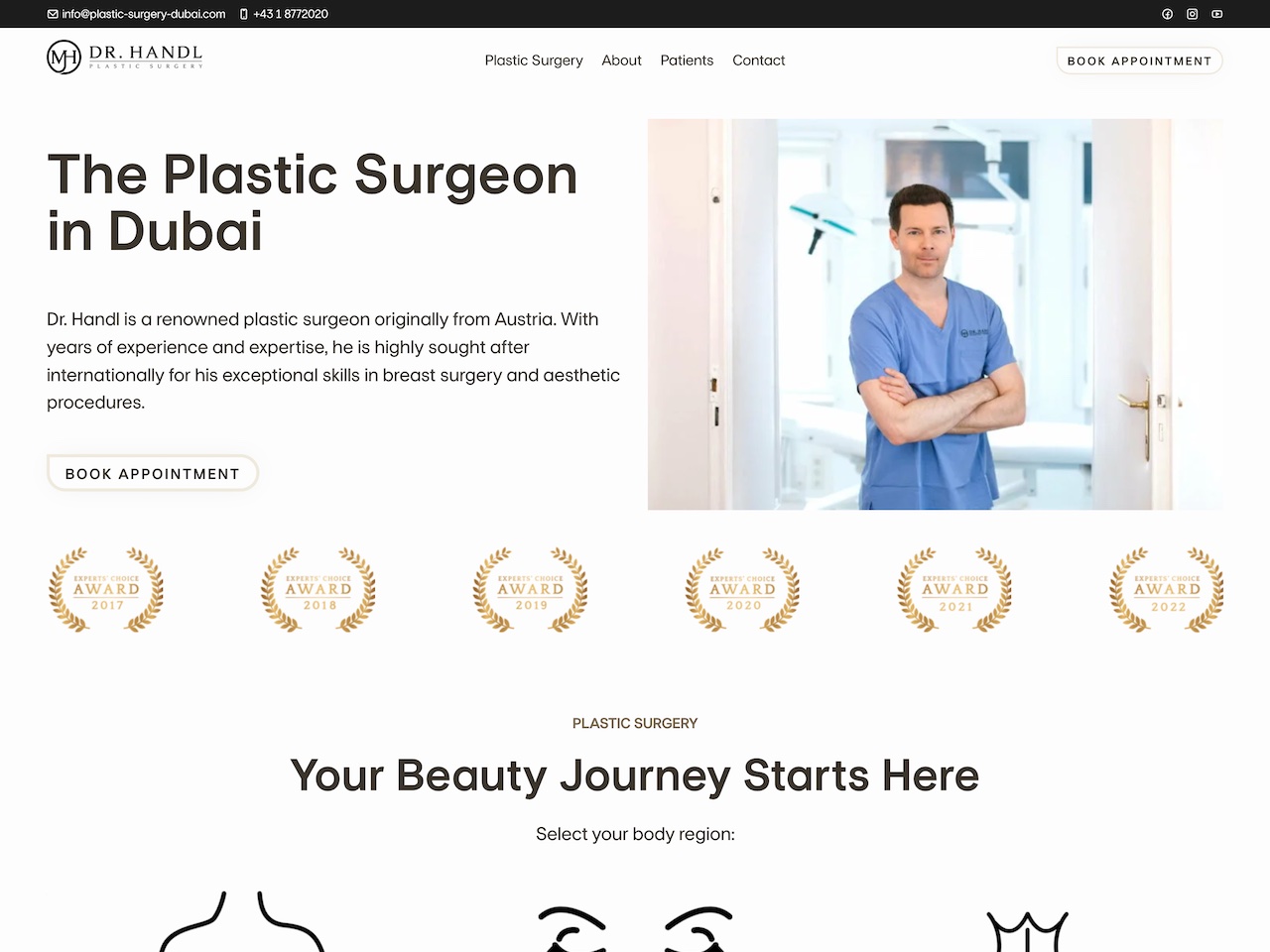 plastic surgery web design agency