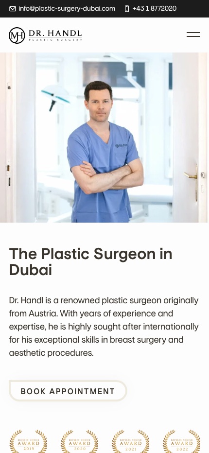 plastic surgery website design agency